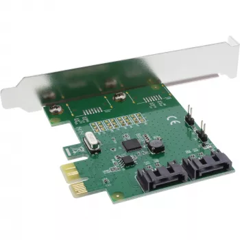 InLine liitäntäkortti 2 porttia SATA 6Gb/s x1 PCIe 2.0 RAID 0 / 1 / SPAN