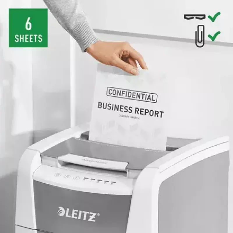 Leitz IQ Autofeed Small Office 100 automaattinen silppuri P5