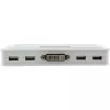 InLine KVM-kytkin 4 porttia DVI-D + USB + audio sis. 2 kaapelisarjaa