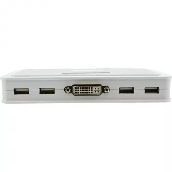 InLine KVM-kytkin 4 porttia DVI-D + USB + audio sis. 2 kaapelisarjaa