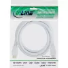 InLine High Speed HDMI-kaapeli Ethernetillä, M/M, valkoinen, kullatut kontaktit, 1,5 m