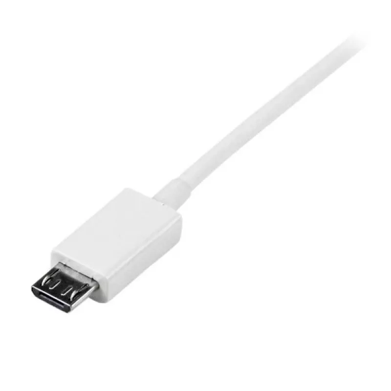StarTech.com 1 m valkoinen Micro-USB-kaapeli - A - Micro-B