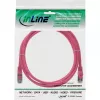 InLine verkkokaapeli SF/UTP Cat.5e pinkki 0,25 m