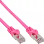 InLine verkkokaapeli SF/UTP Cat.5e pinkki 15 m