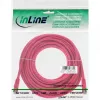 InLine verkkokaapeli SF/UTP Cat.5e pinkki 15 m