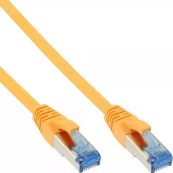 InLine verkkokaapeli S/FTP PiMF Cat.6A halogeeniton 500 MHz keltainen 1,5 m