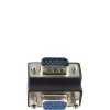 InLine VGA-sovitin 90° 15-pin uros / naaras, InLine, 37248I