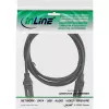 InLine High Speed HDMI kääntyvä kaapeli, Ethernet, AM/AM, musta, kultaiset liittimet, 3 m
