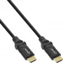 InLine High Speed HDMI kääntyvä kaapeli, Ethernet, AM/AM, musta, kultaiset liittimet, 2 m