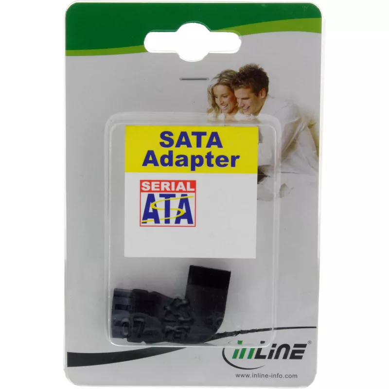 InLine SATA-sovitin uros / naaras suorakulmainen 27700D