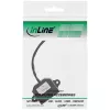 InLine ISDN-haaroitin 69932B 1 -> 2 0,15 m vastuksilla