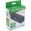 InLine USB 3.0 -keskitin, 7 porttia, alumiinikotelo, 2,5 A virtalähteellä