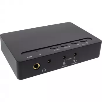 InLine USB 2.0 SoundBox 7.1 -äänikortti 48KHz / 16-bittinen