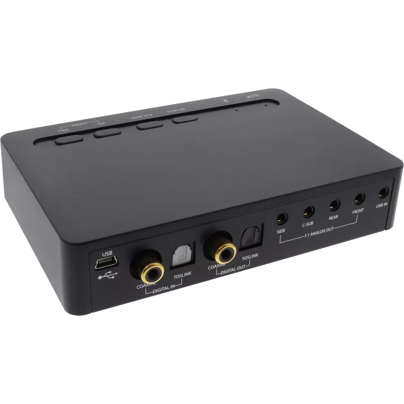 InLine USB 2.0 SoundBox 7.1 -äänikortti 48KHz / 16-bittinen