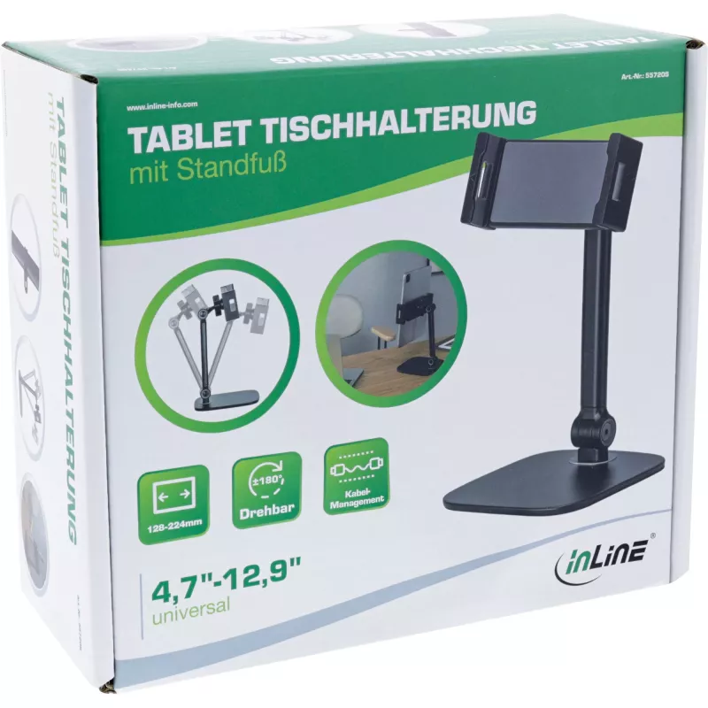 InLine tablet-teline pöytäjalustalla, 12,9