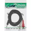 Audiokaapeli 2x RCA-naaras / 3,5 mm stereoplugi 5 m InLine 89941D