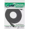 InLine HDMI-litteäkaapeli High Speed -kaapeli Ethernetillä kullattu musta 1 m