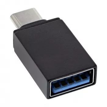 InLine USB 3.2 Gen.2 adapteri, USB-C-uros USB-A-naaraaseen, OTG