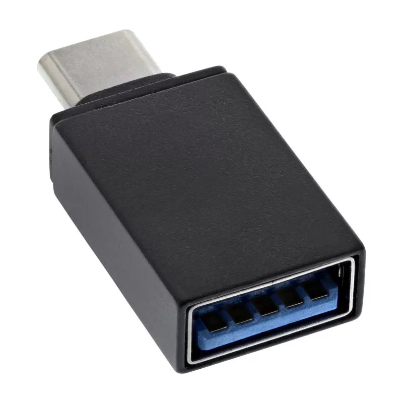 InLine USB 3.2 Gen.2 adapteri, USB-C-uros USB-A-naaraaseen, OTG