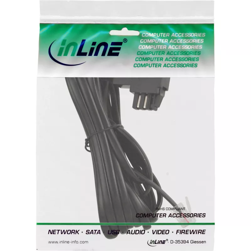 InLine TAE-N-kaapeli TAE-N / RJ11 adapteri 6P2C kytketty 3 m