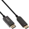 InLine DisplayPort-HDMI AOC muunninkaapeli, 4K/60Hz, musta, 50 m