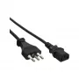 Virtajohto InLine Italia (CEE 7/7) - 3-napainen IEC C13, 0,5 m, 250 V 10 A