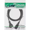 Virtajohto InLine Italia (CEE 7/7) - 3-napainen IEC C13, 0,5 m, 250 V 10 A