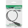 InLine Mini DisplayPort - DisplayPort -kaapeli musta 1 m