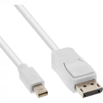 InLine Mini DisplayPort - DisplayPort -kaapeli valkoinen 1,5 m
