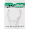 InLine virtajohto, europistoke / Euro8-liitin, valkoinen, 0,5 m