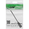 InLine RJ45-liitinsuoja Cat.6A S/FTP, RJ45 M/F, musta, 0,2 m