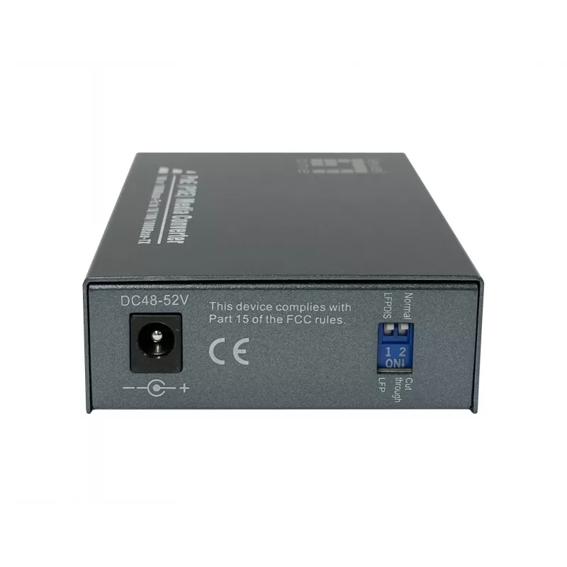 LevelOne RJ45–SC gigabitin mediakonvertteri, PoE PSE, monimuotokuitu, 0,5 km