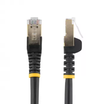 StarTech.com 2 m CAT6a Ethernet-kaapeli – 10 gigabitin suojattu, rastnasuojattu, RJ45, 100 W PoE, patchkaapeli – 10GbE STP verkkokaapeli vedonpoistolla – musta, yksittäin tarkastettu/kaapelointi UL-sertifioitu/TIA