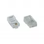 InLine modulaariliitin 8P4C RJ45 puristettava lattakaapeliin ISDN 100 kpl