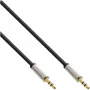 InLine ohut audiokaapeli 3,5 mm uros/uros, stereo, 3 m