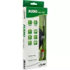 InLine ohut audiokaapeli 3,5 mm pistoke / 2x RCA-pistoke 10 m