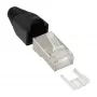 InLine puristuspistoke RJ45 8P8C suojattu pujotusavustimella ja taittosuojalla 100 kpl