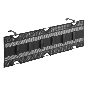 InLine säilytysverkko pöydän alle asennettava tarranauhoilla, musta, laitteen enimmäisleveys 30 cm, 310×910×15 mm