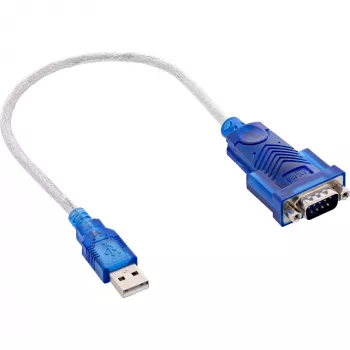InLine USB-sarja-adapterikaapeli USB Type-A pistoke / DB9 pistoke n. 0,2 m