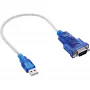 InLine USB-sarja-adapterikaapeli USB Type-A pistoke / DB9 pistoke n. 0,2 m