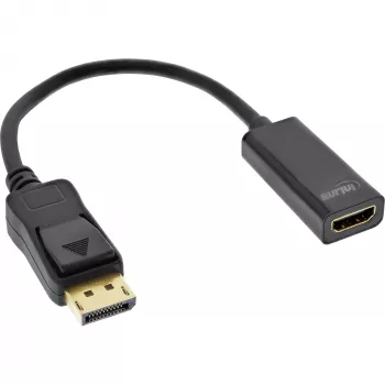 InLine DisplayPort–HDMI-sovitin äänellä 17198E