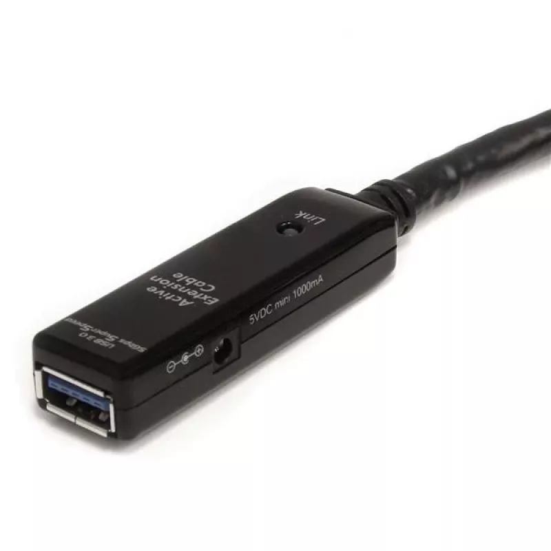 StarTech.com USB3AAEXT3M aktiivinen USB 3.0 -jatkokaapeli, USB-A-uros – USB-A-naaras, 3 m, musta