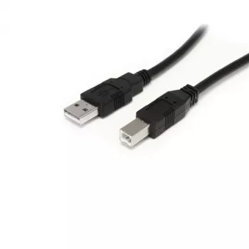 StarTech.com 9 m (30 ft.) aktiivinen USB 2.0 A–B-kaapeli, 9 m, USB A, USB B, USB 2.0, 0,48 Gbit/s, musta