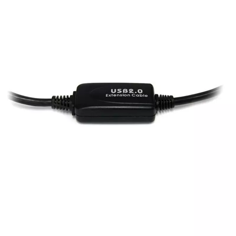 StarTech.com 9 m (30 ft.) aktiivinen USB 2.0 A–B-kaapeli, 9 m, USB A, USB B, USB 2.0, 0,48 Gbit/s, musta