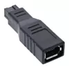 InLine FireWire 400 / 800 1394b sovitin 6–9 pin liitin / plugi