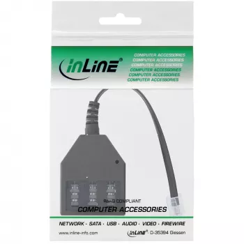 InLine TAE German adapterikaapeli RJ11 6P4C plugi – TAE NFN liitin 69942A
