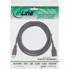 InLine USB 3.2 Gen.1 -kaapeli Type-A-uros / Type-A-liitäntä, musta, 0,5 m