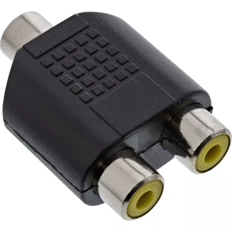 Audiosovitin 3,5 mm plugiliitäntä mono / 2x RCA-liitäntä InLine 99338