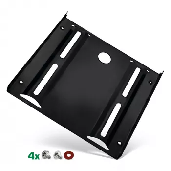 InLine HDD/SSD-asennuskehys, 2,5 tuumaa - 3,5 tuumaa, ruuveilla, musta