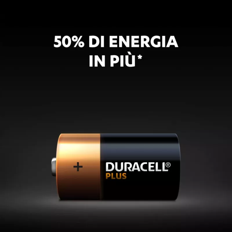 Duracell Plus kertakäyttöinen paristo C alkaline
